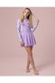 Senior Girls Purple Kuromi Print Skater Swimsuit - 2