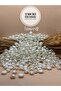 Pearlescent Pearl Sea Shell Beads (25 Gr 52 Pieces) 12 mm Jewelry Beads Hole Diameter 1 mm