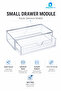 Small Drawer Module Transparent Cosmetic Organizer Makeup Jewelry Lipstick Nail Polish Cotton Organizer - 4
