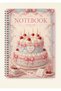 Birthday Cake Themed Notebook 50 Sheets / 100 Pages, A5 / Wire Spiral Czgsz0017 - 5