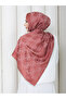 Ring Pattern Cotton Fiber Hijab Daily Soft Special Textured Lightweight Shawl - 4