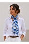 Silky Satin Flower Pattern 70Cm*70Cm Scarf - 2