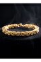 King Steel Chain 8mm Yellow Men's Stainless Gift Bracelet 01859