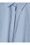 Esvab • Modern & Distinctive Shirt Roba Collar 100% Cotton Mini Dress - 7