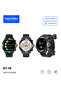 ST-16 Watch Buds Smartwatch with Built-in Wireless Earbuds AMOLED Display, Bluetooth Calling, 3 Interchangeable Straps, 10-Day Battery Life and Charging Cable Designed for Men