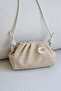 Drawstring Hand and Shoulder Bag with Pleated Design and Adjustable Strap, Stylish Women's Bag En26 Size13 - 2