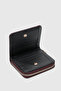 Tedy Checkered Wallet - Burgundy - 2