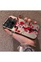 15t Pro Compatible Silicone Edge Hard Back Case Couple Phone Case with Floral Pattern - 2