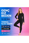|   Teenage Girls School Thermal Suit Winter Cotton (Black) - 6