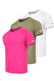 3-Pack of Quick-Dry Athletic Technical Sports T-Shirts