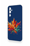 Tecno Pova Neo 2 Compatible Colorful Leaf Patterned Silicone Case - 4