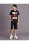 Senior Boys Black Tolyo Japan Print T Shirt - 2