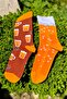 Unisex Left and Right Beer Patterned Socks