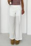 Women's Brown Casual Wide-Leg Trousers with Tie Detail - 4