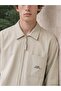 Lcw Vision Beige Loose Fit Printed Men's Jacket - 3