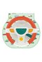 Interactive musical steering wheel toy, 60 cm, multi-colored - 2