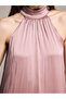 Nevavm Halter Neck Gathered A-Line Evening Dress with a Difference - 4