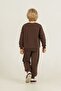 Boy's Los Angeles Brown Tracksuit Set Rp3879-C-V2 - 4