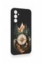 Samsung A34 Compatible Compass Forest Pattern Silicone Case - 3