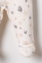 Newborn 100% Cotton Hospital Discharge Set 5-Piece - Bodysuit, Overalls, Hat, Bib, Gloves - 5