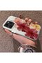 Tecno Spark 40 Compatible Silicone Edge Hard Back Case Couple Phone Case with Floral Pattern - 2