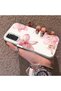 Samsung Galaxy S20 Fe Compatible Silicone Edge Hard Back Case Couple Phone Case with Floral Pattern - 2