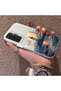 Samsung Galaxy S23 Fe Compatible Silicone Edge Hard Back Case Couple Phone Case Tower Patterned - 2