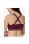 Imr 1117 modal jersey back cross transparent band removable pad half tank top bady crop - 2