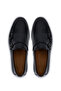 Men's Genuine Leather Black Loafer Shoes - 5