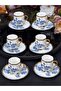 6-Person Porcelain Acar Sulien Coffee Cup Set - 2