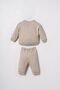 Baby Boy Embroidered Yellow Long Sleeve Pajama Set Usb3170-C-V2 - 4