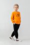 Boy's Printed Orange Long Sleeve Tracksuit Set Us2612-C-V2 - 6