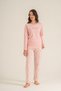 Most Wonderful Time of the Year Women's Pink Long Sleeve Pajama Set Pc9269-S-V2 - 6