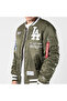 Alpha Industries X La Dodgers Ma-1 Bomber Men's Green Jacket - 7