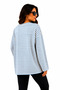 Women's Set of 2 Oversize Basic Long Sleeve T-Shirts Striped Black Loose Comfortable Fit - 4