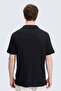 Black Regular Fit Apaş Collar 100% Cotton Casual Shirt - 3
