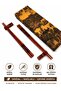 Natural Wood Chopstick Set 2 Pairs – 22.9 cm Chopsticks with Dragon Pattern and Chopstick Holders in Box - 2