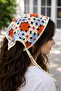 Patterned Knitted Girls' Women's Bandana