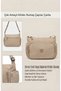 Women's Klinkır 100% Vegan Soft Waterproof Fabric Imported Crossbody Bag with Shoulder Strap