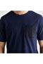 Men's Navy Blue Short Sleeve T-Shirt - 4