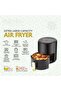 6L Digital Air Fryer 2400W Oil-Free Cooker with Touch Control, Multi-Function & Rapid Air Cooking - 3