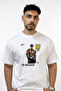50 Cent_43 Design Printed Oversize White T-Shirt