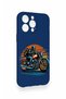 iPhone 14 Pro Max Compatible Moto Rider Patterned Silicone Case - 3