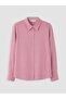 Lcw Everyday Pink Women's 100% Linen Shirt - 5
