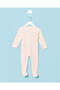 Boy Pink And Ivory Plain Sleepsuit 2 Piece Set - 2