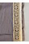 Comfortable Fit Seersucker Stripe Detailed Kimono Pants Set - 4
