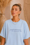 Women's Oversize Minimal Word Print Summer T-Shirt Women's Adult T-Shirt Basic T-Shirt Crew Neck Printed Short Sleeve Summer Combed Cotton T-Shirt - 3