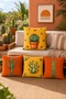 Colorful Horses Patterned 4-Piece Throw Pillow Cover Set - 2