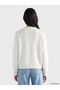 Lcw Comfort Ecru Crew Neck Embroidered Women's Knitwear Sweater - 4