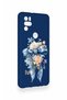 Omix X300 Compatible Blue Ribbon Flower Patterned Silicone Case - 2